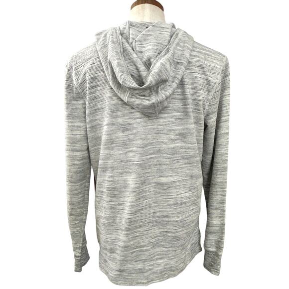 Carhartt Gray Pullover Hoodie Women's S/M Button Henley Pocket Gorpcore Casual - Picture 4 of 10
